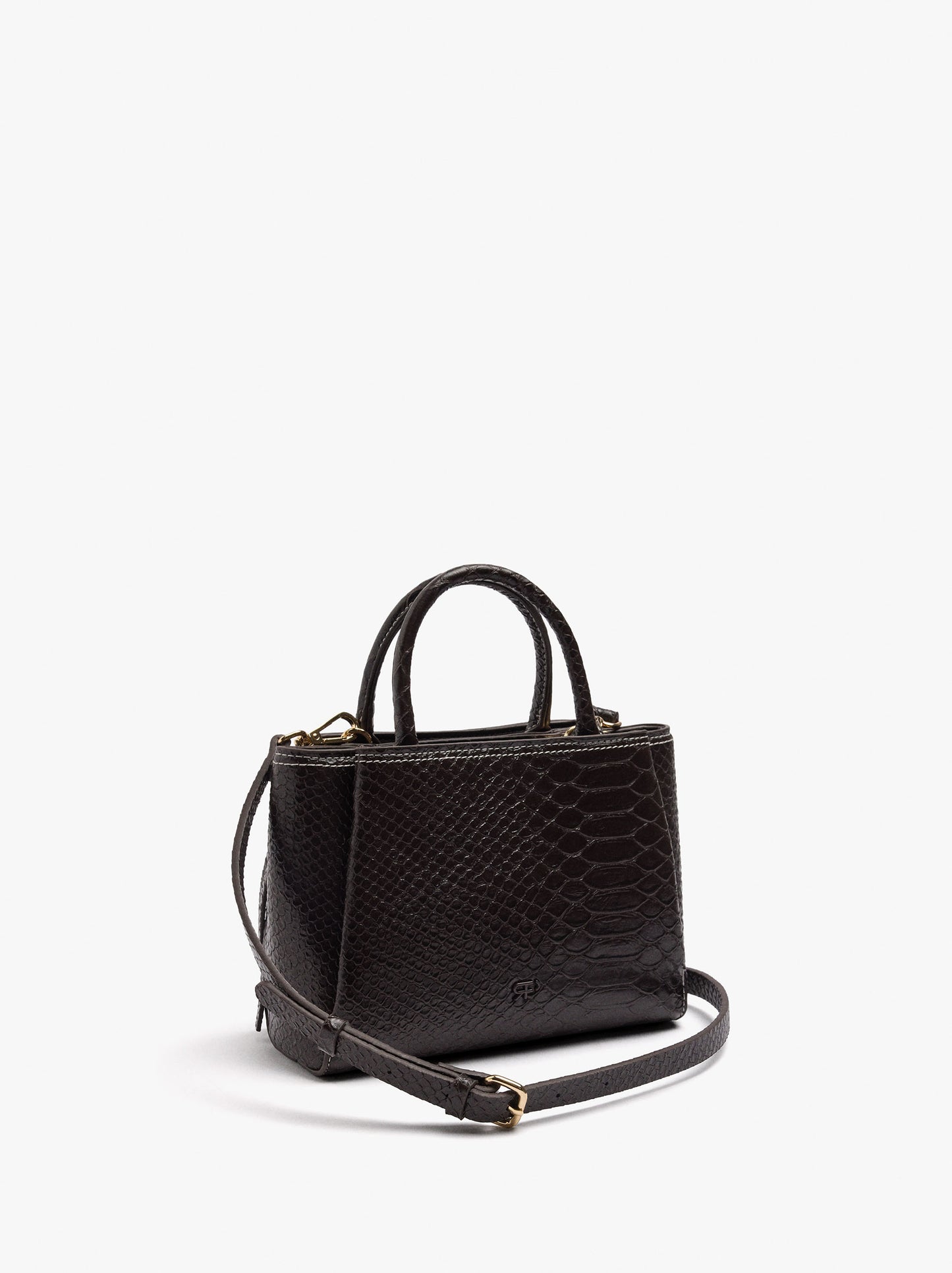 Tote Bag With Animal Print And Crossbody Bag Strap