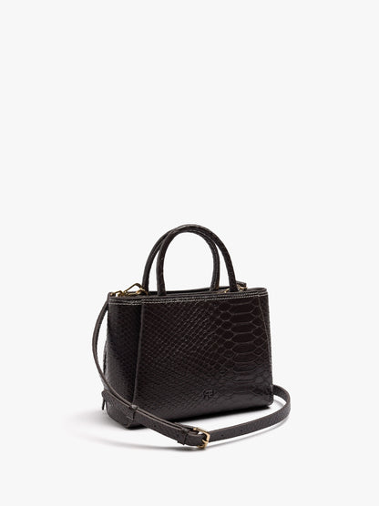 Tote Bag With Animal Print And Crossbody Bag Strap