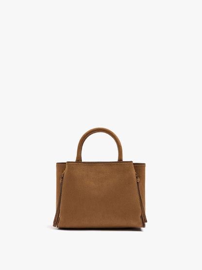 Leather-Effect Tote Bag With Crossbody Strap