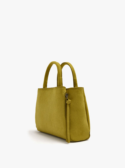 Leather-Effect Tote Bag With Crossbody Strap