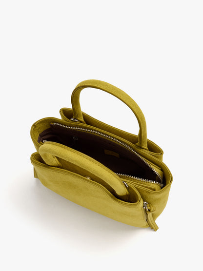 Leather-Effect Tote Bag With Crossbody Strap