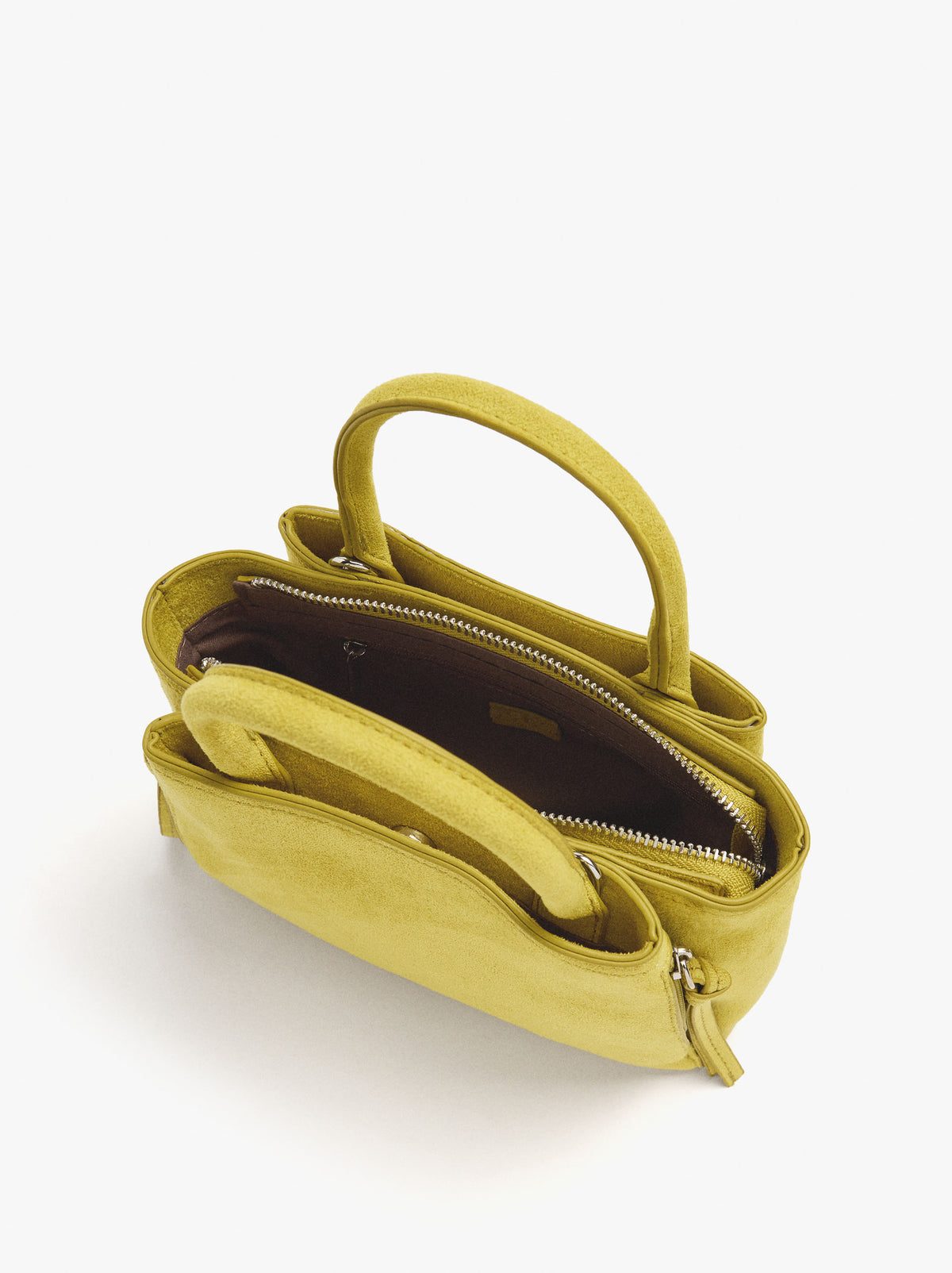 Leather-Effect Tote Bag With Crossbody Strap