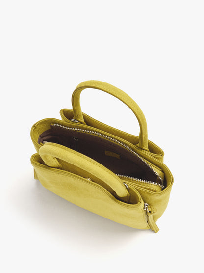 Leather-Effect Tote Bag With Crossbody Strap