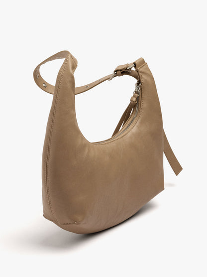 Hobo Shoulder Bag With Studs