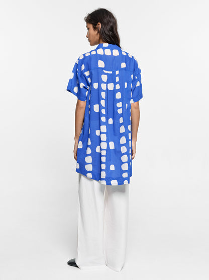 Printed Dress With 100% Cotton Shirt