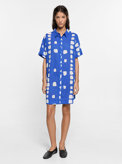 Printed Dress With 100% Cotton Shirt