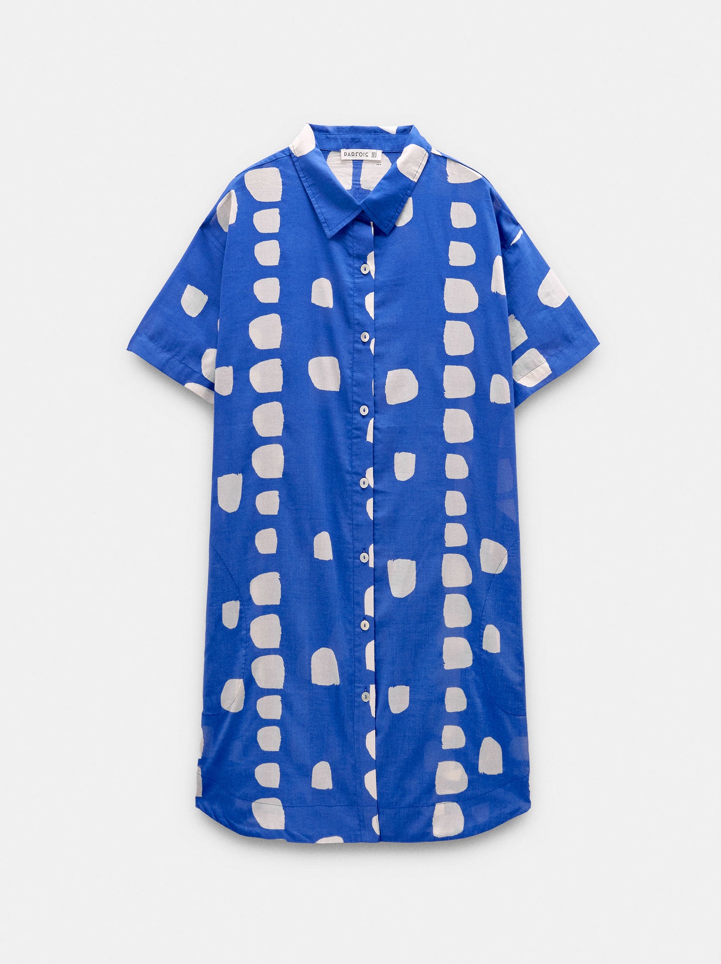 Printed Dress With 100% Cotton Shirt