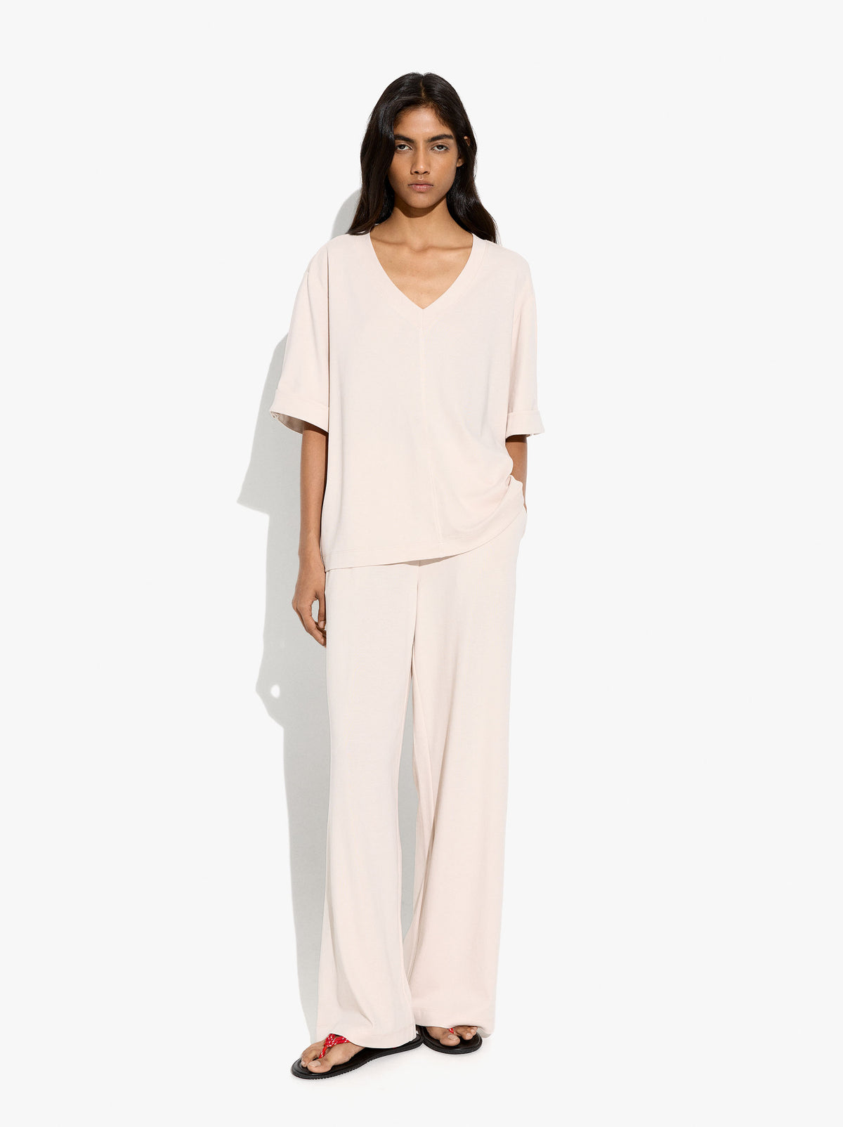 T-Shirt With V-Neck