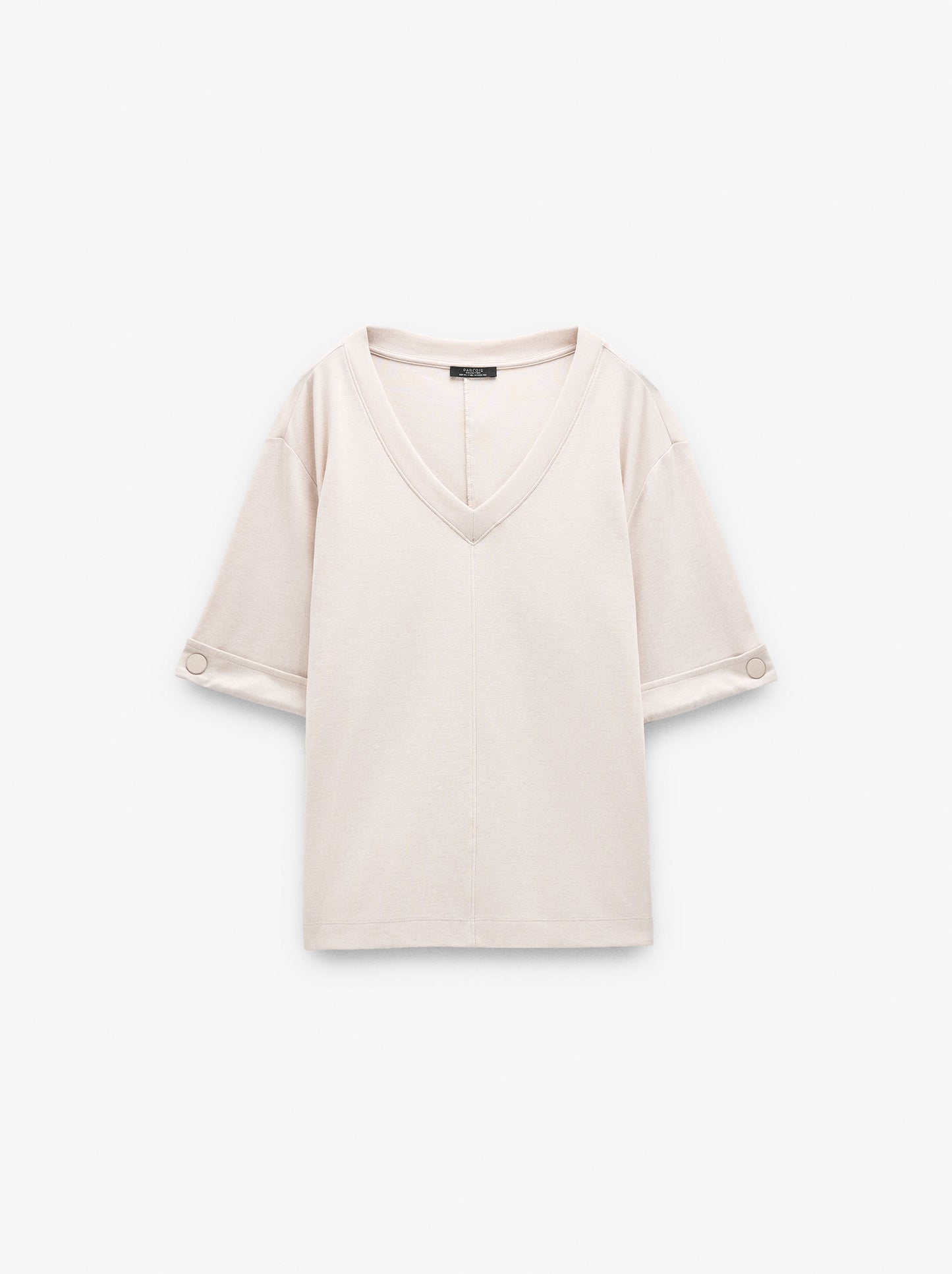 T-Shirt With V-Neck