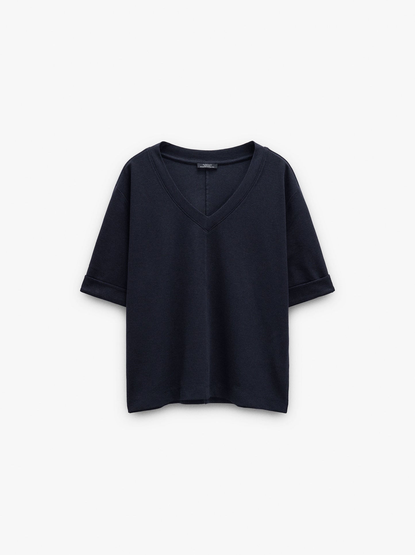 T-Shirt With V-Neck