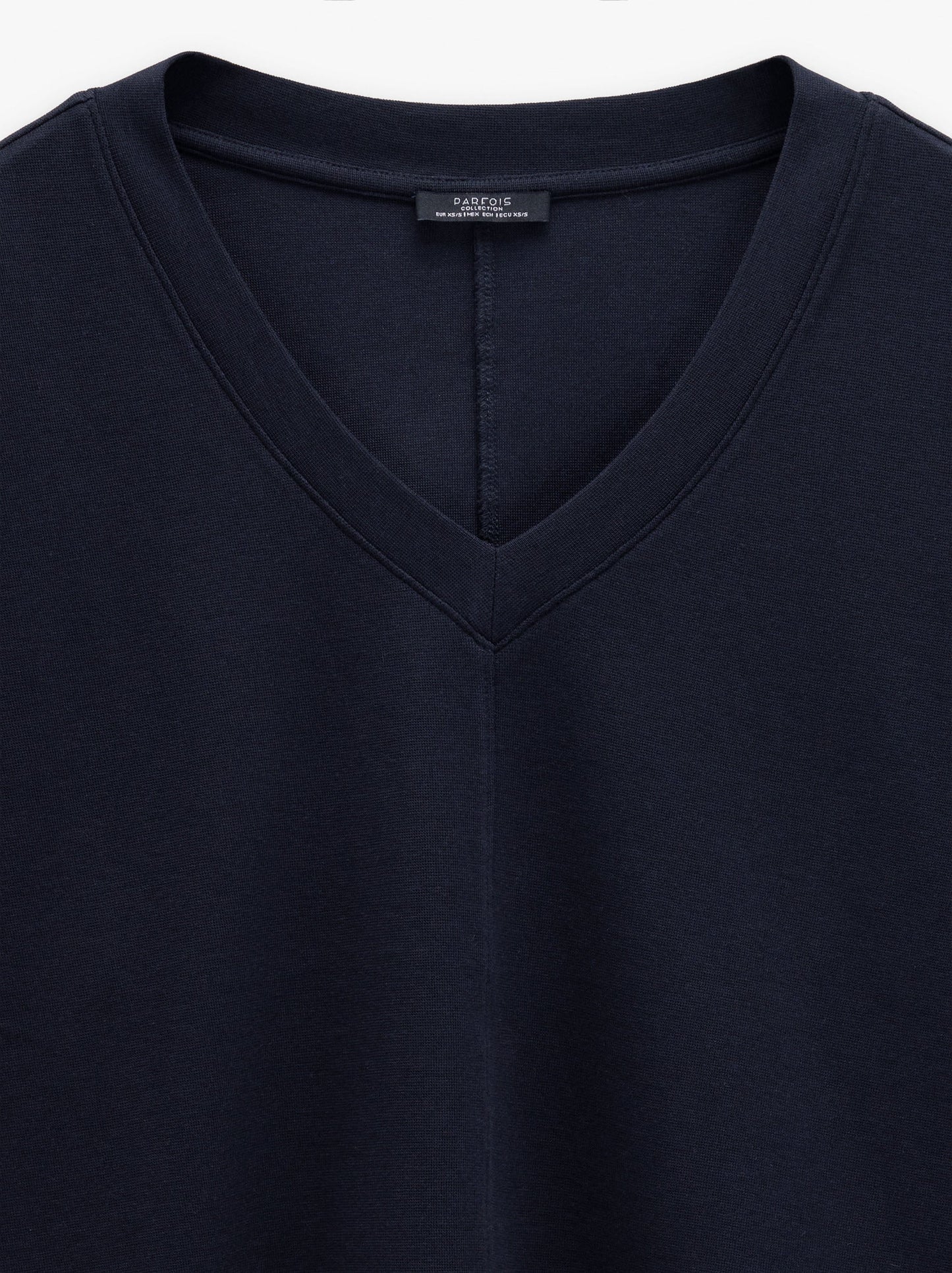 T-Shirt With V-Neck