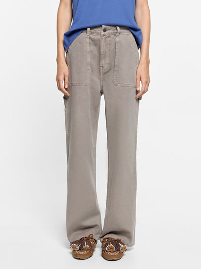 100% Cotton Jeans With Patch Pockets