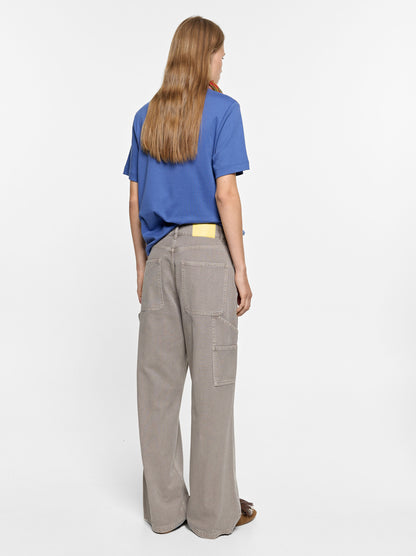 100% Cotton Jeans With Patch Pockets