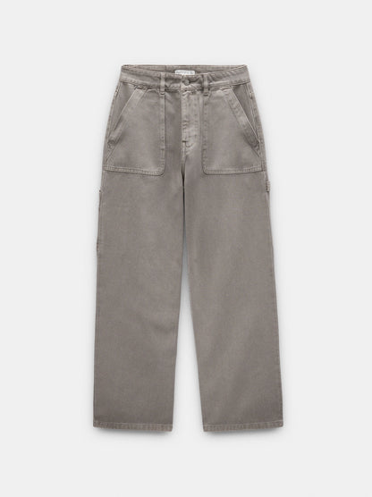 100% Cotton Jeans With Patch Pockets