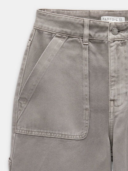 100% Cotton Jeans With Patch Pockets