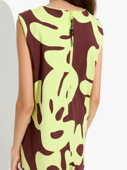 Printed Jumpsuit With 100% Cotton