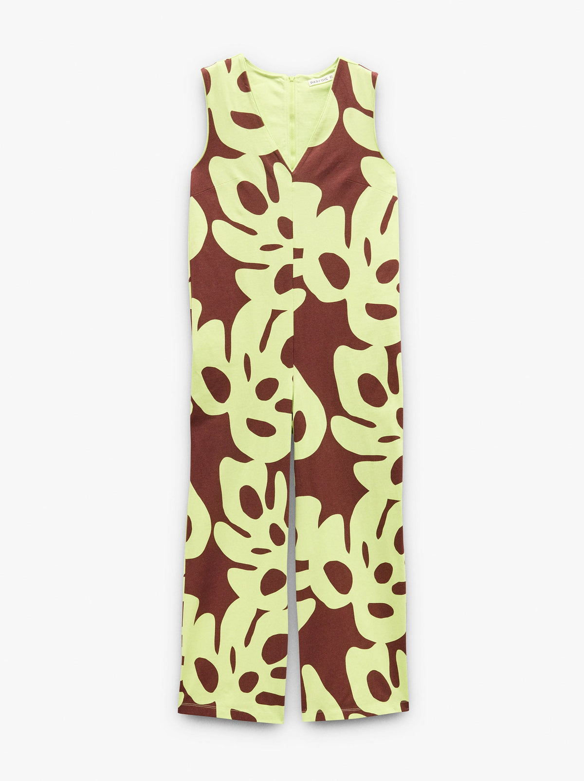 Printed Jumpsuit With 100% Cotton