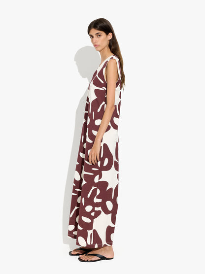 Printed Jumpsuit With 100% Cotton