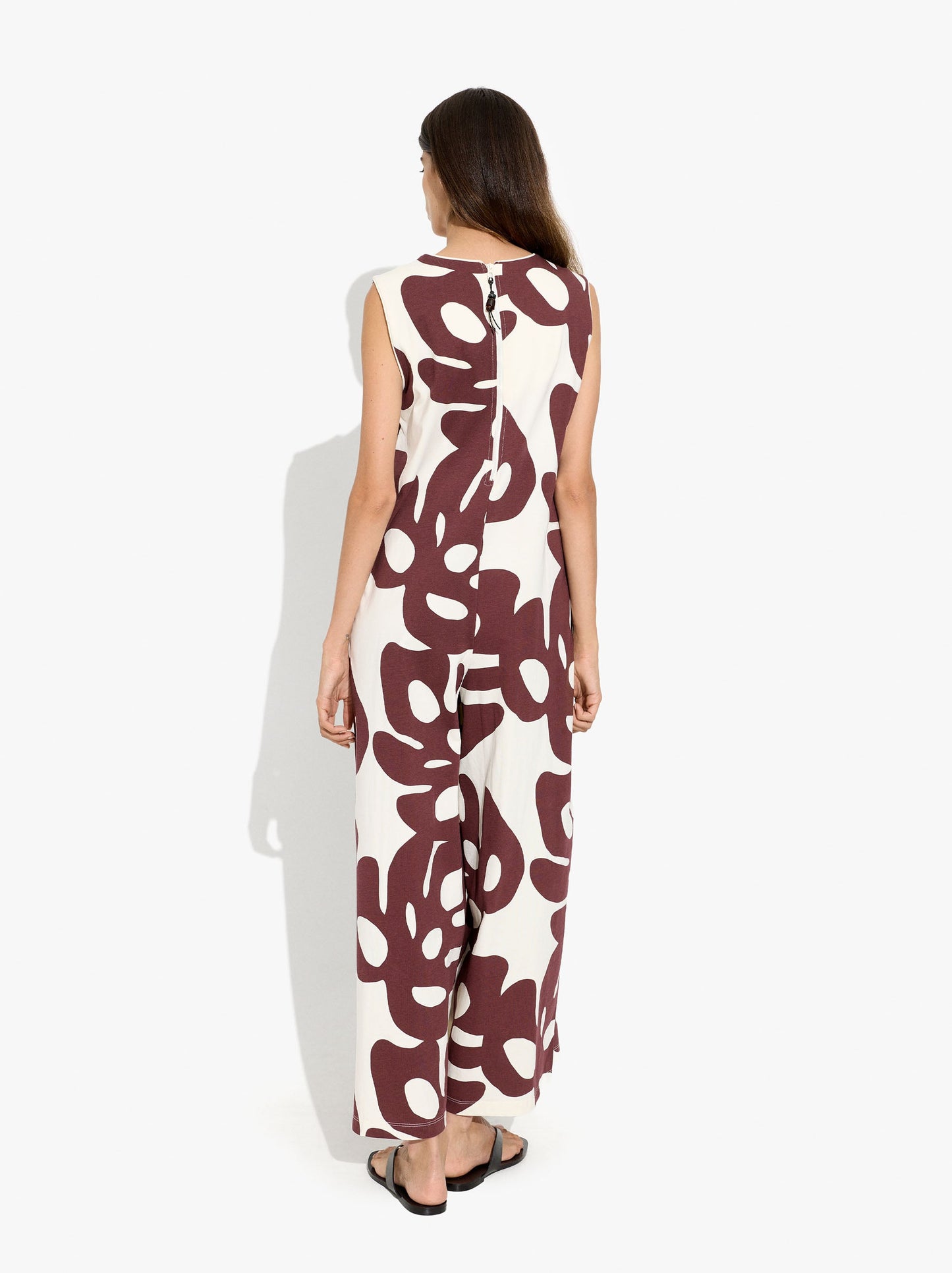 Printed Jumpsuit With 100% Cotton