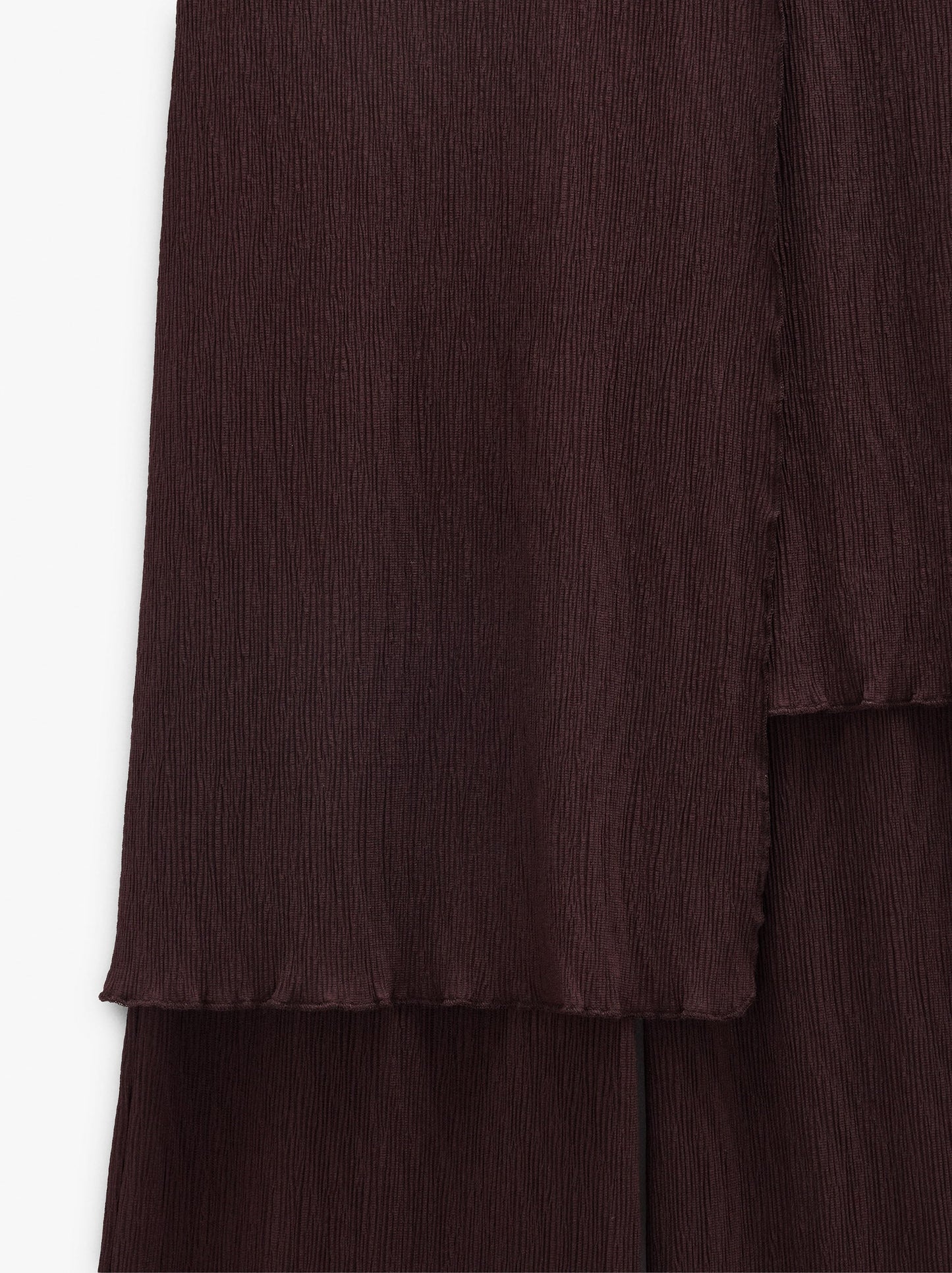 Trousers With Integrated Asymmetric Skirt