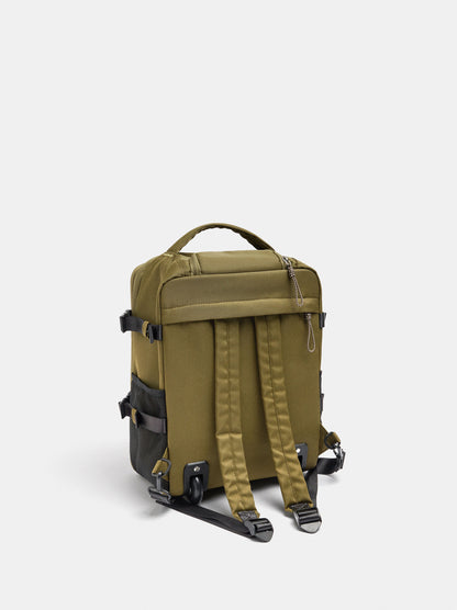 Expandable Nylon Cabin Backpack With Wheels