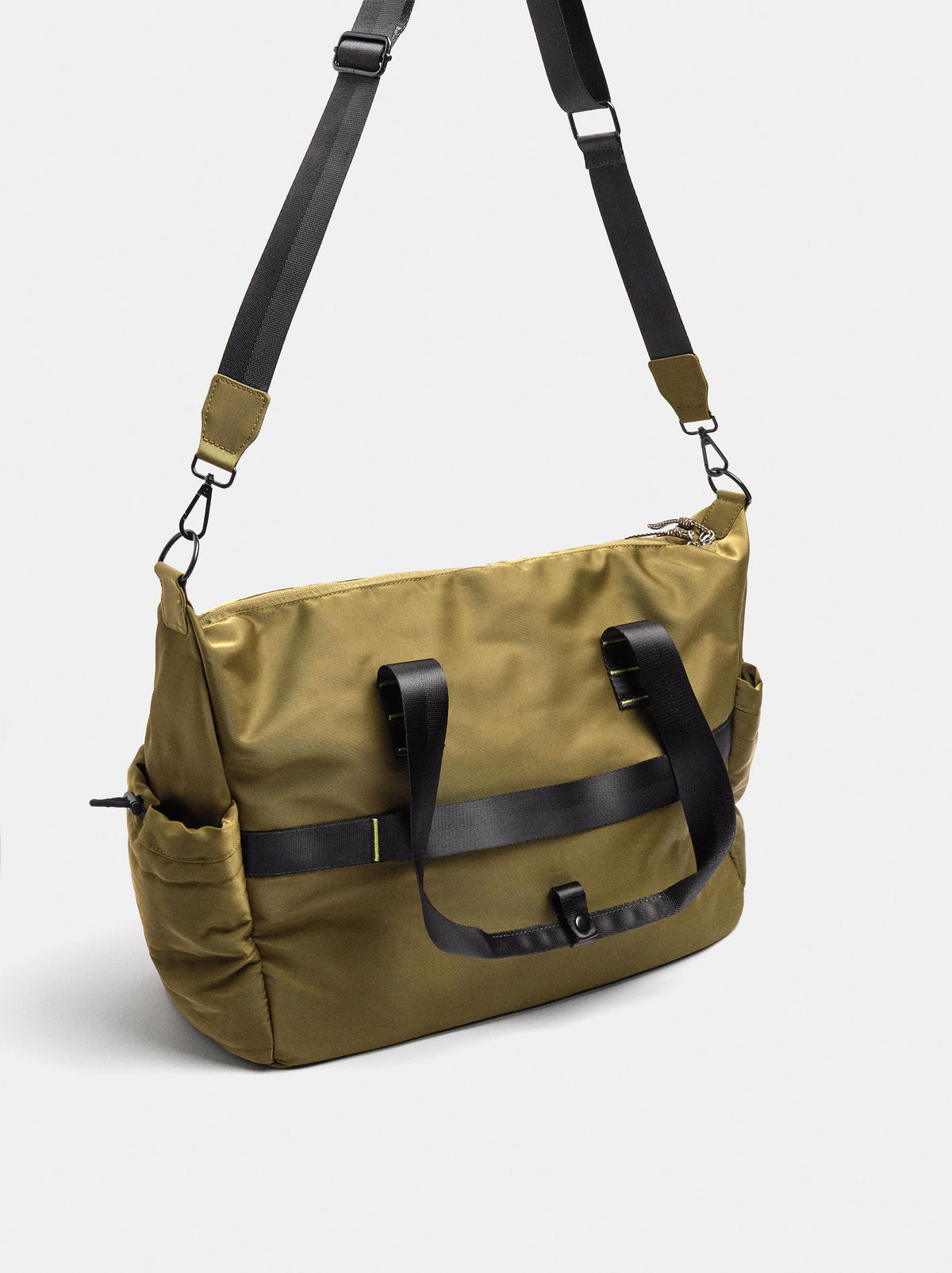 Weekend Bag With Topstitching