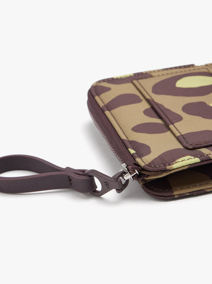 Wallet Made Of Printed Nylon With Animal Print