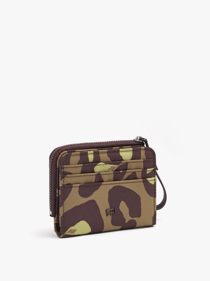 Wallet Made Of Printed Nylon With Animal Print