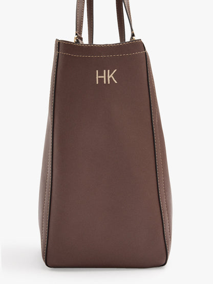 Shopper Bag With Topstitching L