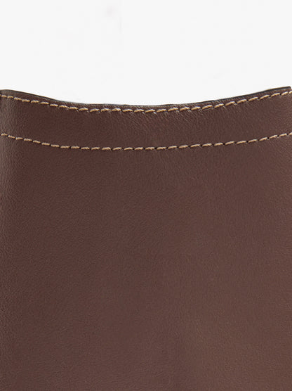 Shopper Bag With Topstitching L