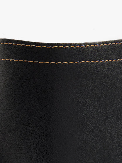 Shopper Bag With Topstitching L