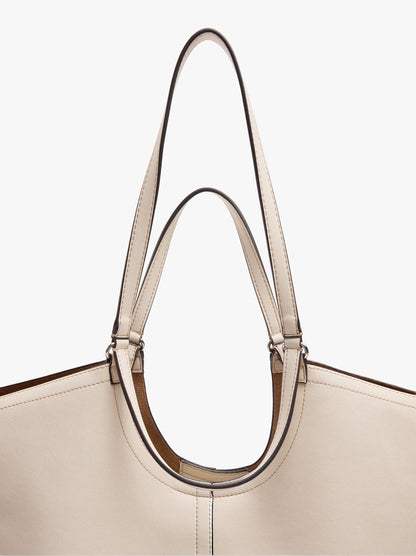 Shopper Bag With Topstitching L