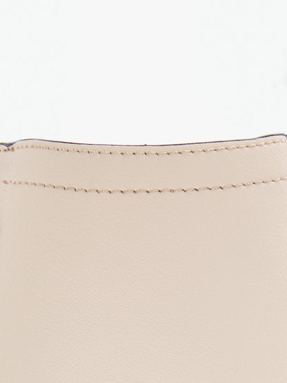 Shopper Bag With Topstitching L