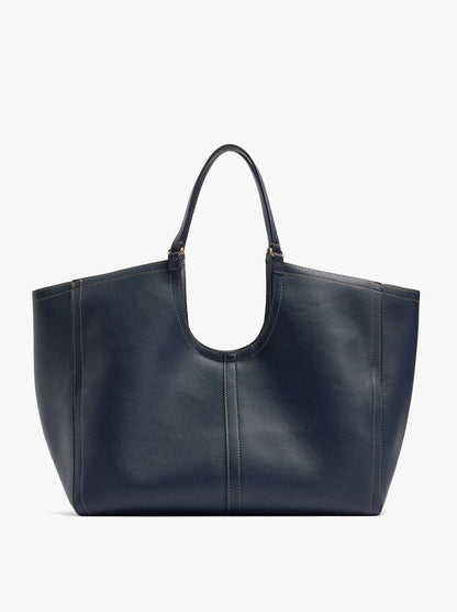 Shopper Bag With Topstitching L