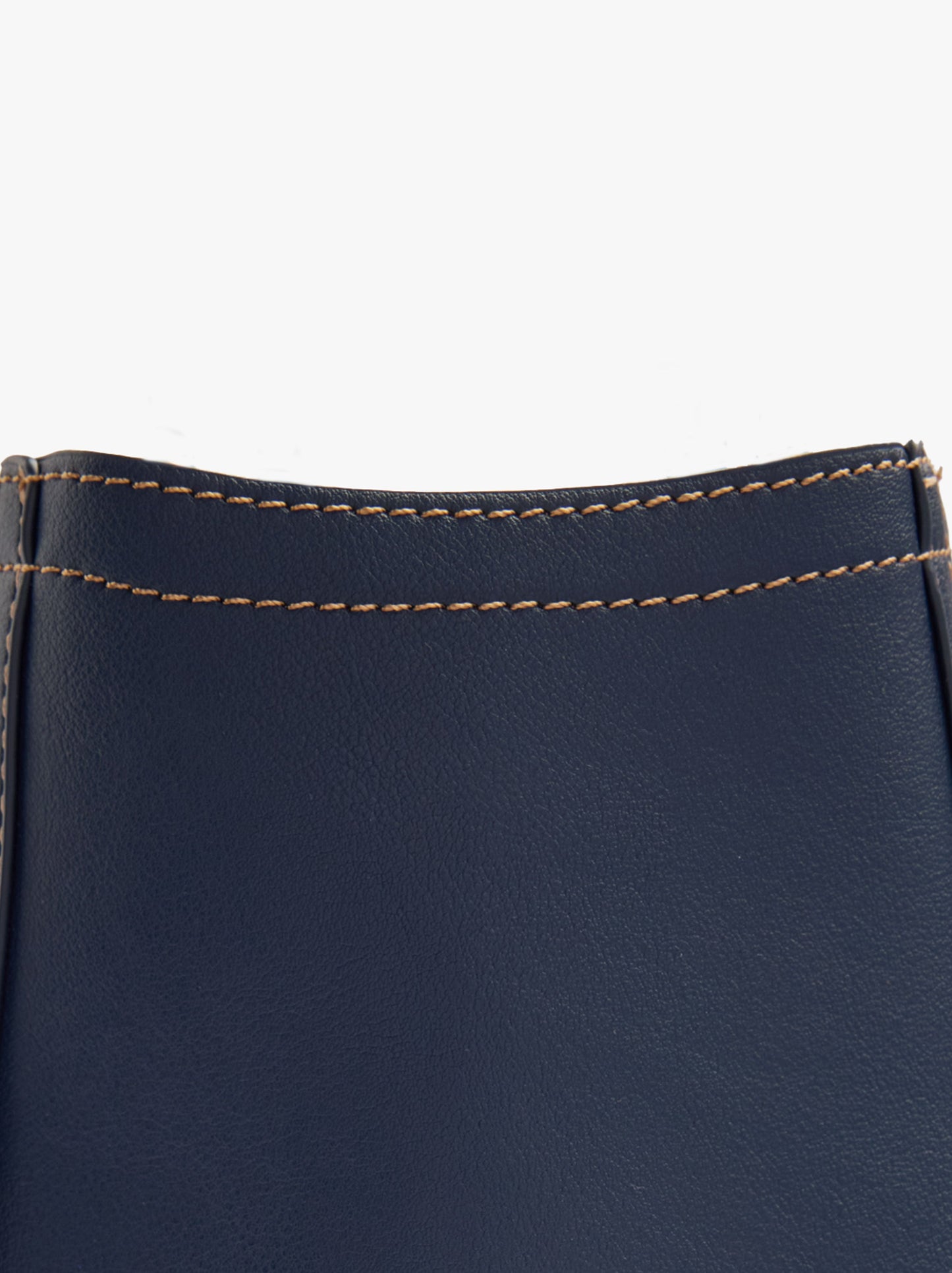Shopper Bag With Topstitching L