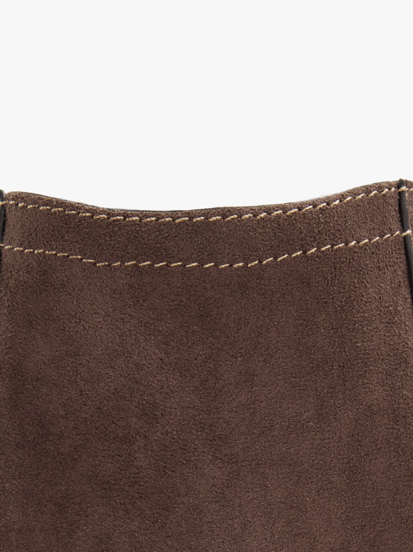 Shopper Bag With Leather-Effect Topstitching