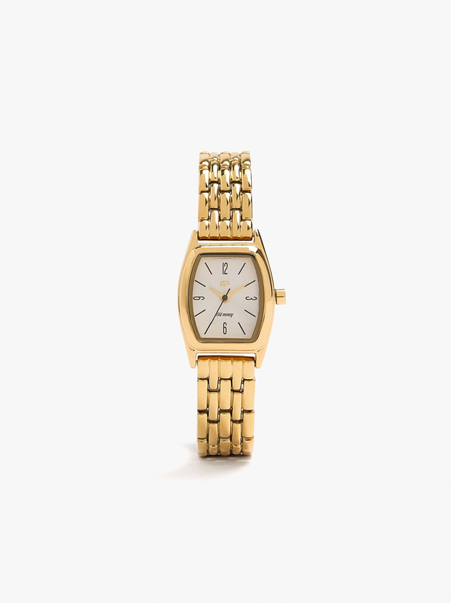 Rectangular Watch With Stainless Steel Bracelet