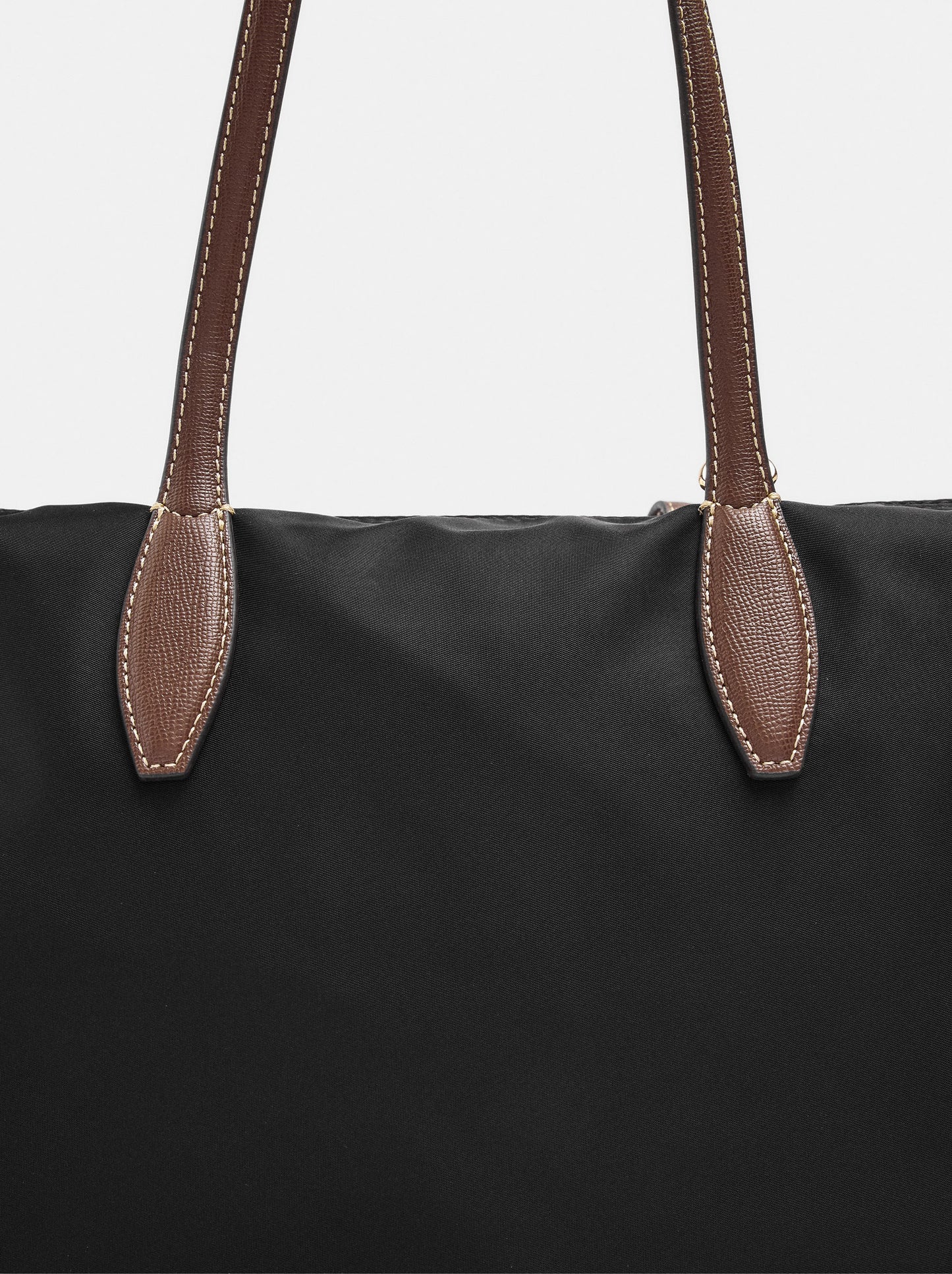 Medium Nylon Shopper Bag With Charm