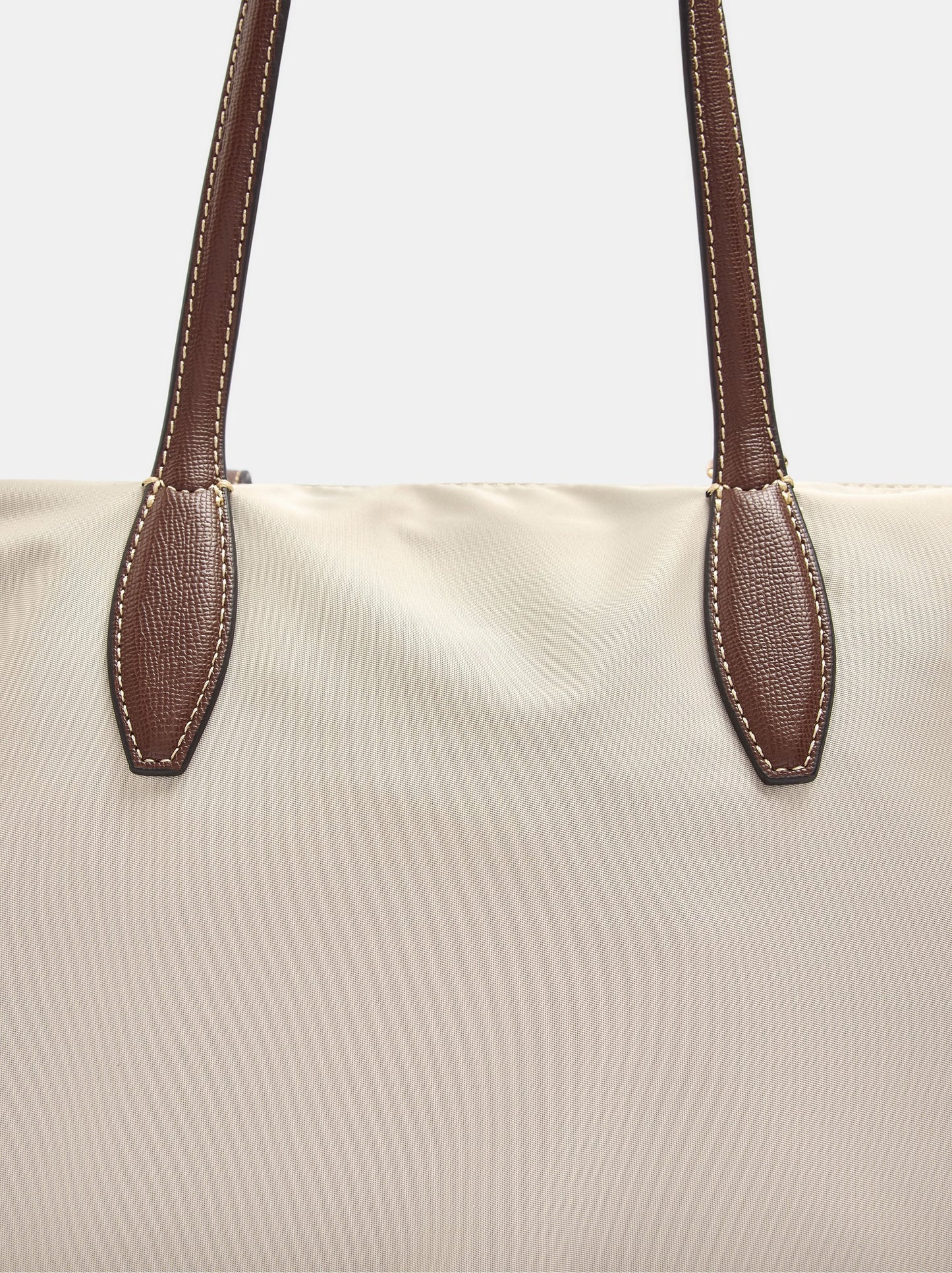 Medium Nylon Shopper Bag With Charm