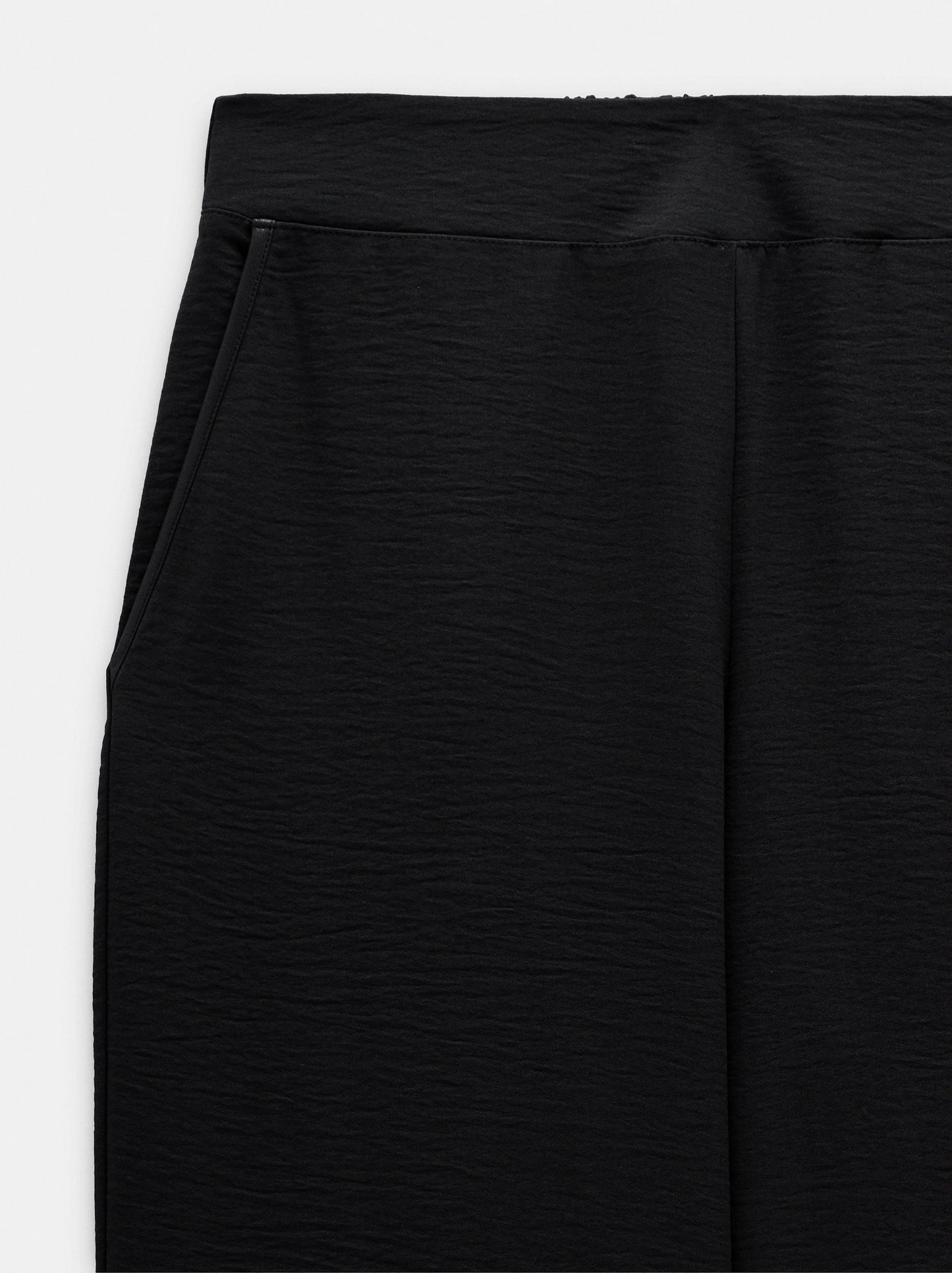 Trousers With Leather-Effect Details