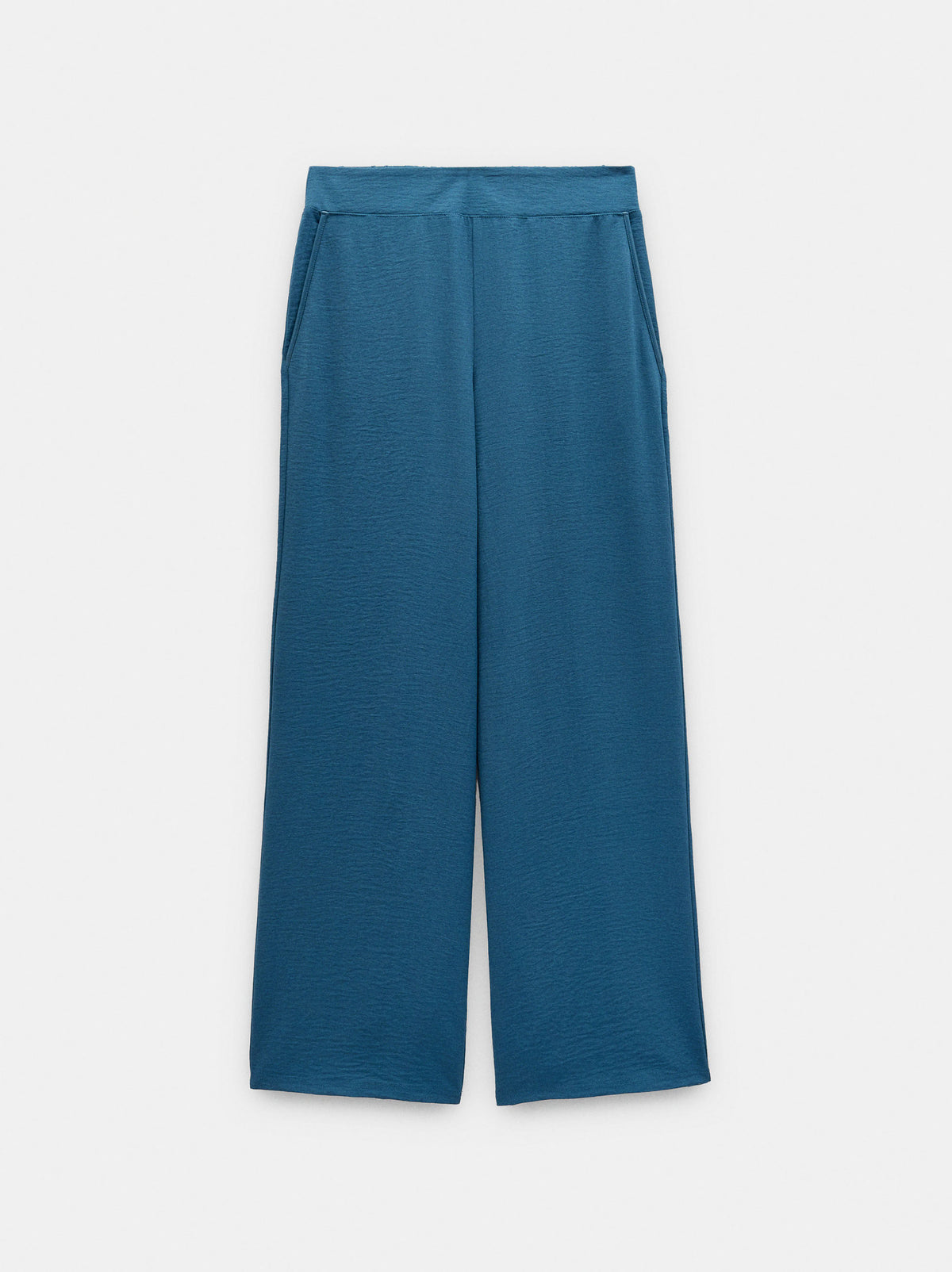 Trousers With Leather-Effect Details