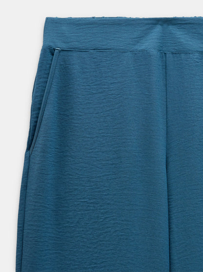 Trousers With Leather-Effect Details