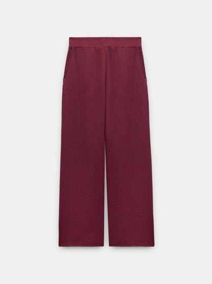 Trousers With Leather-Effect Details