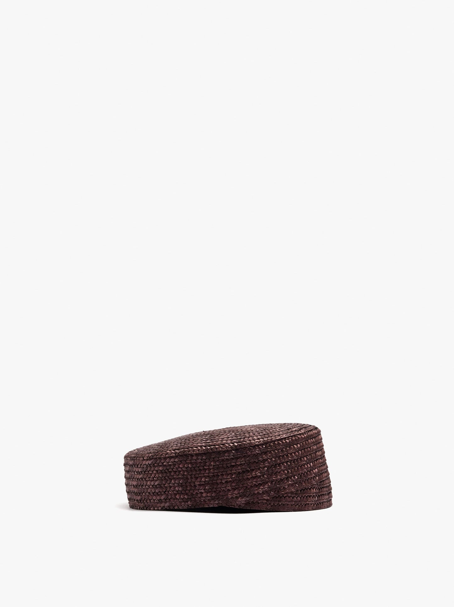 Paper Straw Effect Pillbox Hat