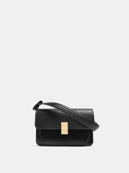 Handbag With Flap And Crossbody Bag