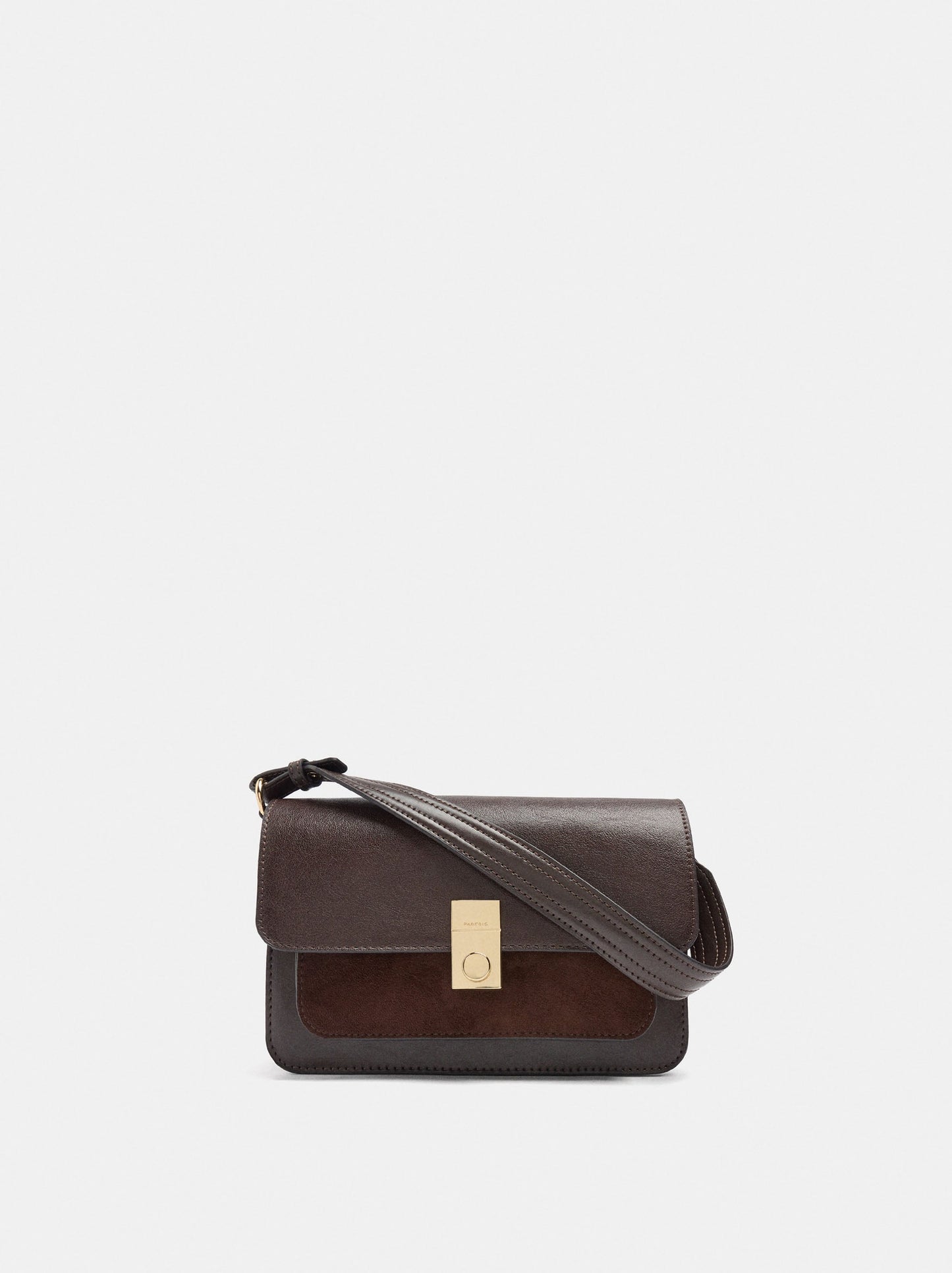Handbag With Flap And Crossbody Bag