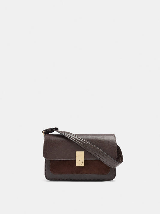 Handbag With Flap And Crossbody Bag