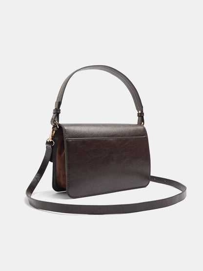 Handbag With Flap And Crossbody Bag