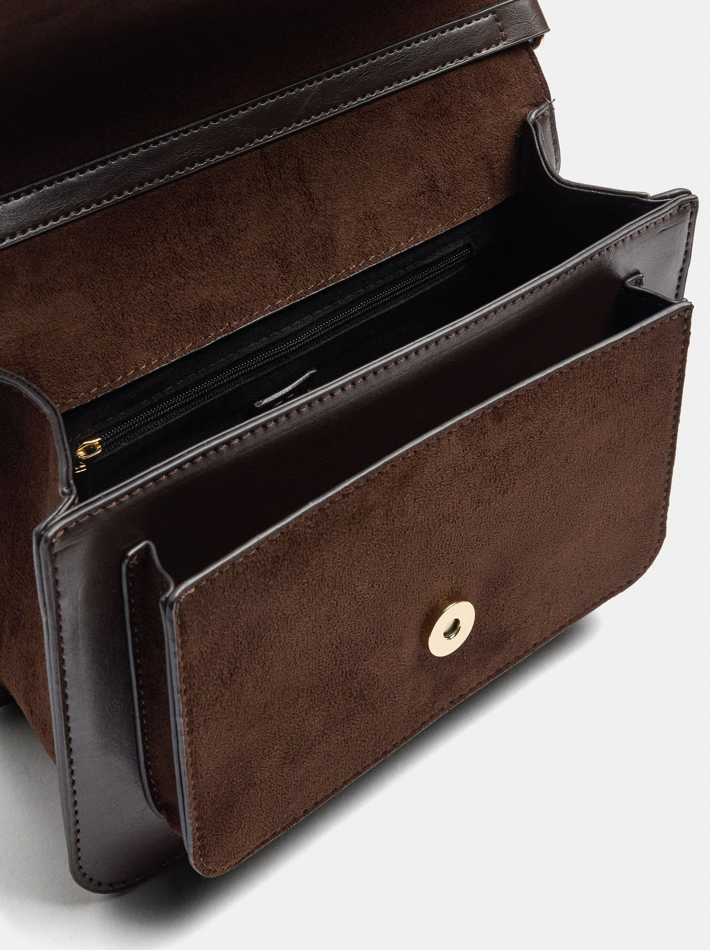 Handbag With Flap And Crossbody Bag