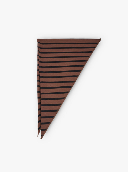 Scarf With Stripes 100% Cotton